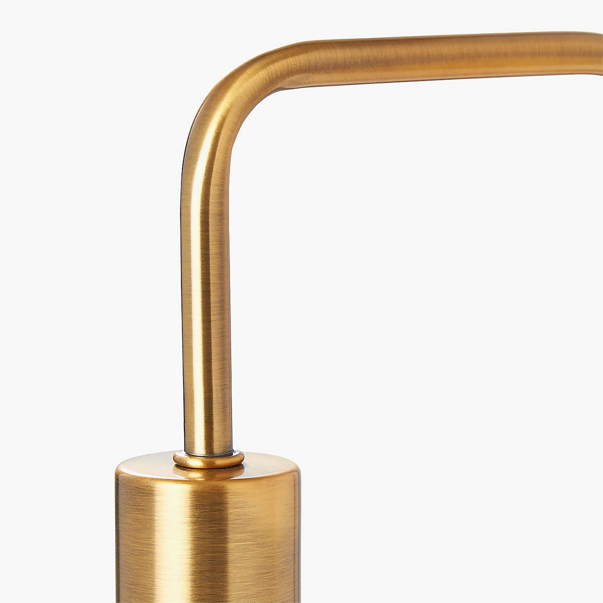 Antique Brass Arc Table Lamp thumbnail 3