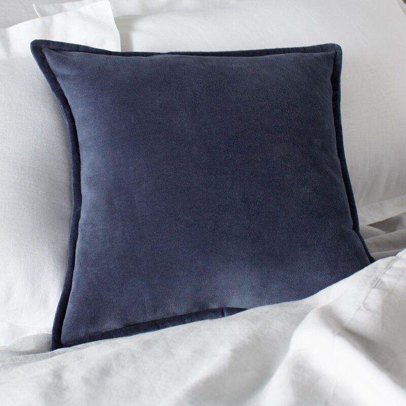 Bradford Cotton Throw Pillow Cover With Insert-22"x22" thumbnail 2