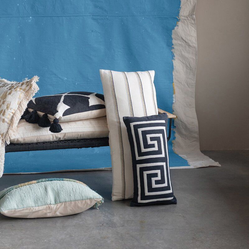 Luca Throw Pillow Cover With Insert-36"x16" thumbnail 2