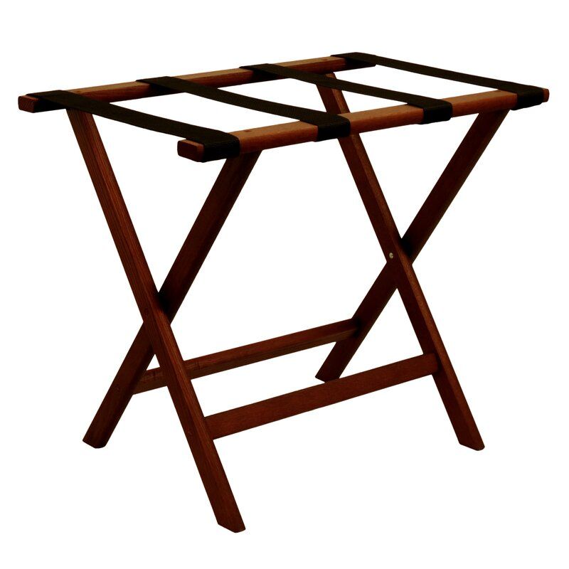 Folding Wood Luggage Rack thumbnail 3