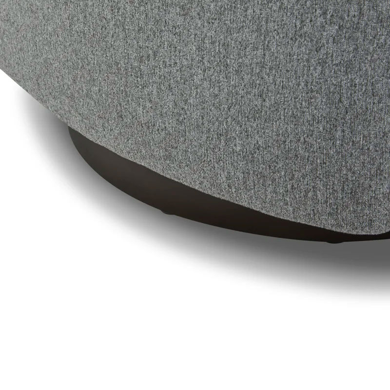 Marcy 34 Wide Polyester Swivel Barrel Chair thumbnail 5