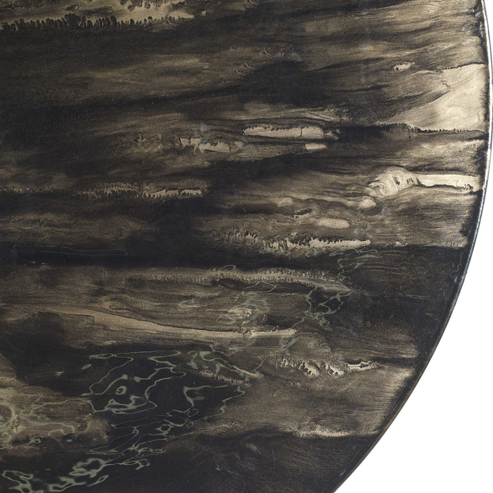 Ombre Orbit Wall Art Black thumbnail 3
