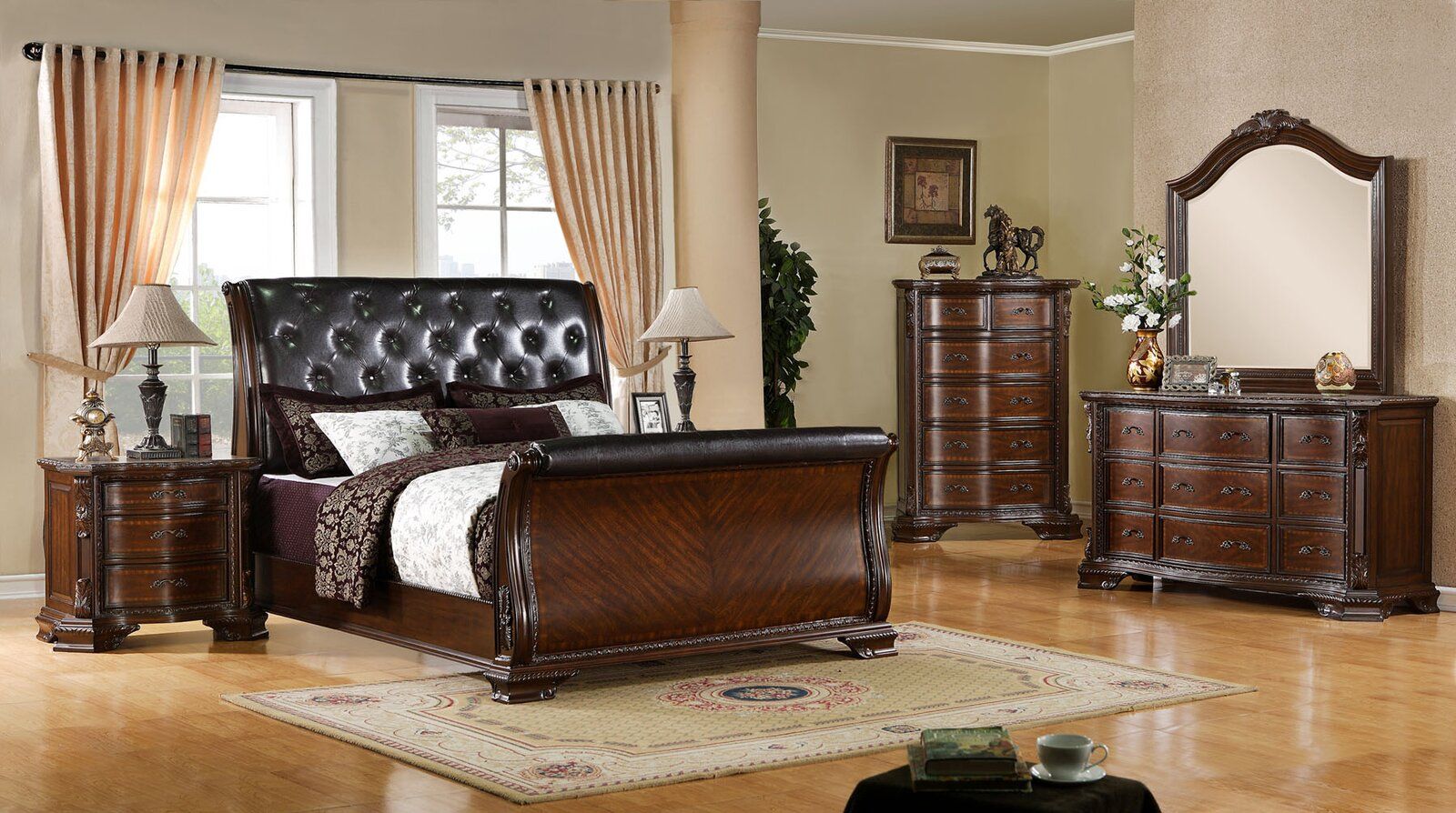 Leanne 9 Drawer Double Dresser thumbnail 3