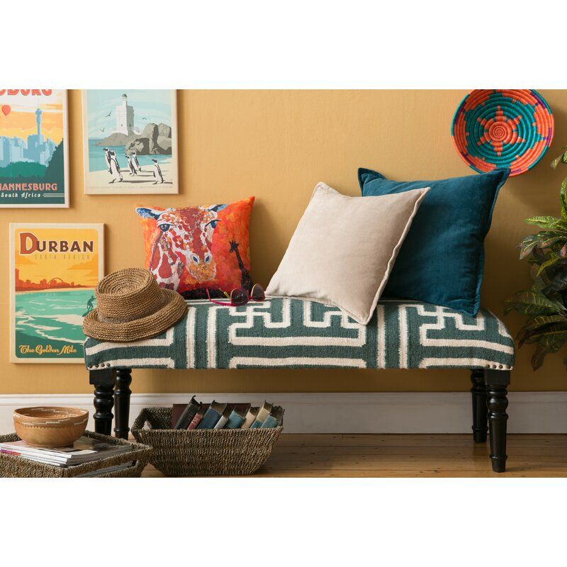 Bradford Square Cotton Pillow Cover Without Insert 22"x22" thumbnail 4