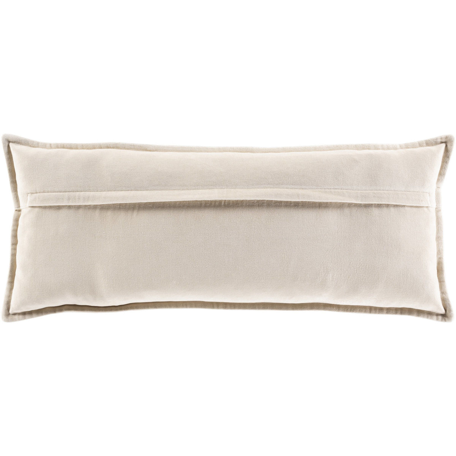  Velvet Lumbar Pillow With Insert 30"x12" thumbnail 3