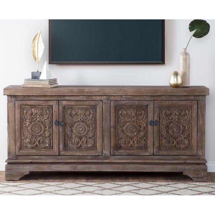 Aliana Pine Solid Wood Sideboard thumbnail 4