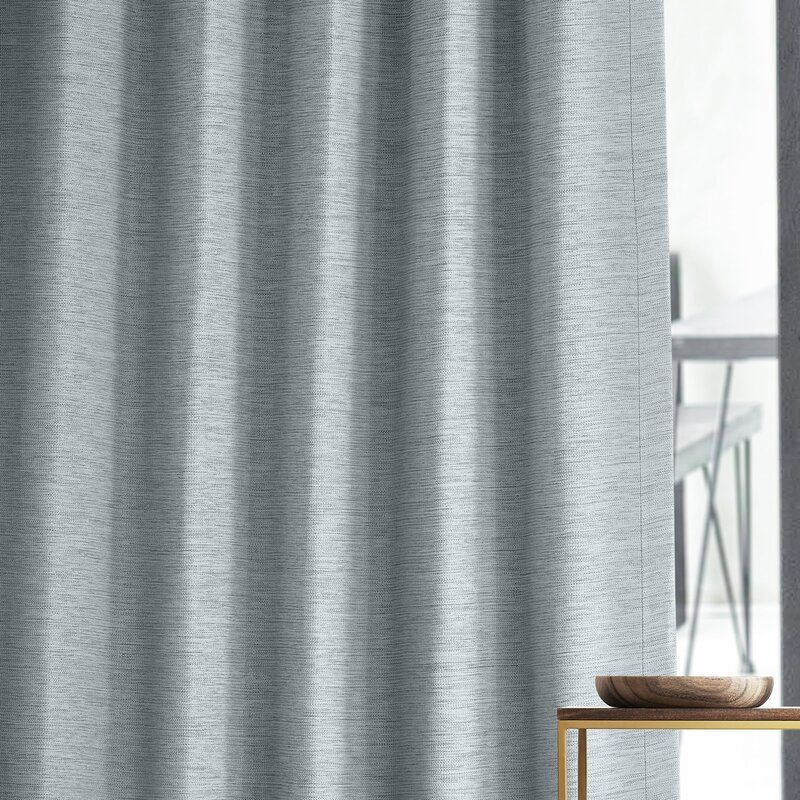 Freemansburg Room Darkening Rod Pocket Single Curtain Panel 96" thumbnail 4