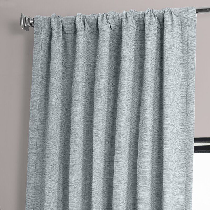 Freemansburg Room Darkening Rod Pocket Single Curtain Panel 96" thumbnail 5