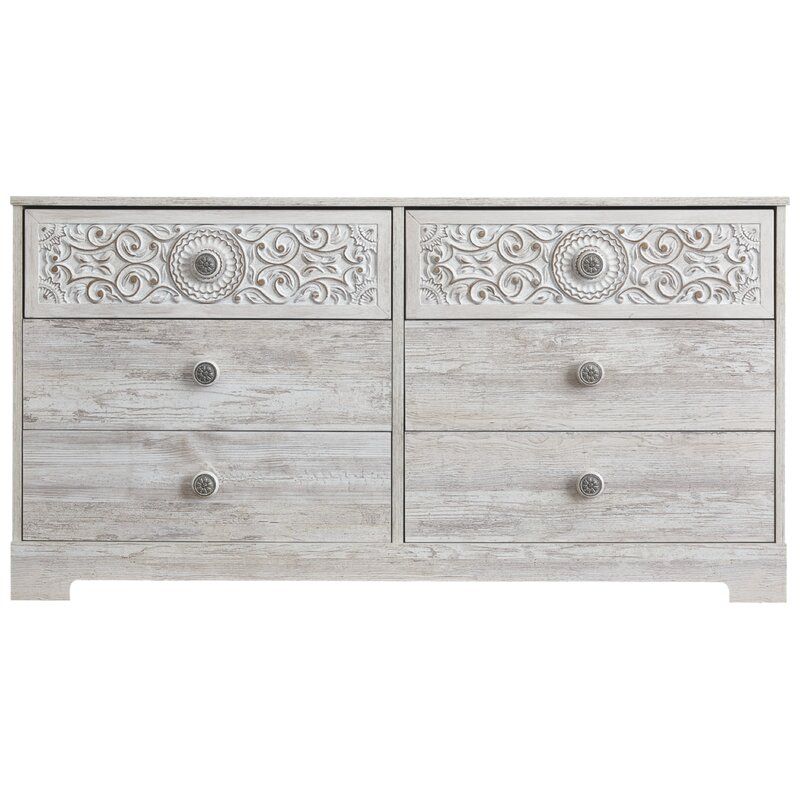 Hoang 6 Drawer 52.72'' W Double Dresser thumbnail 2