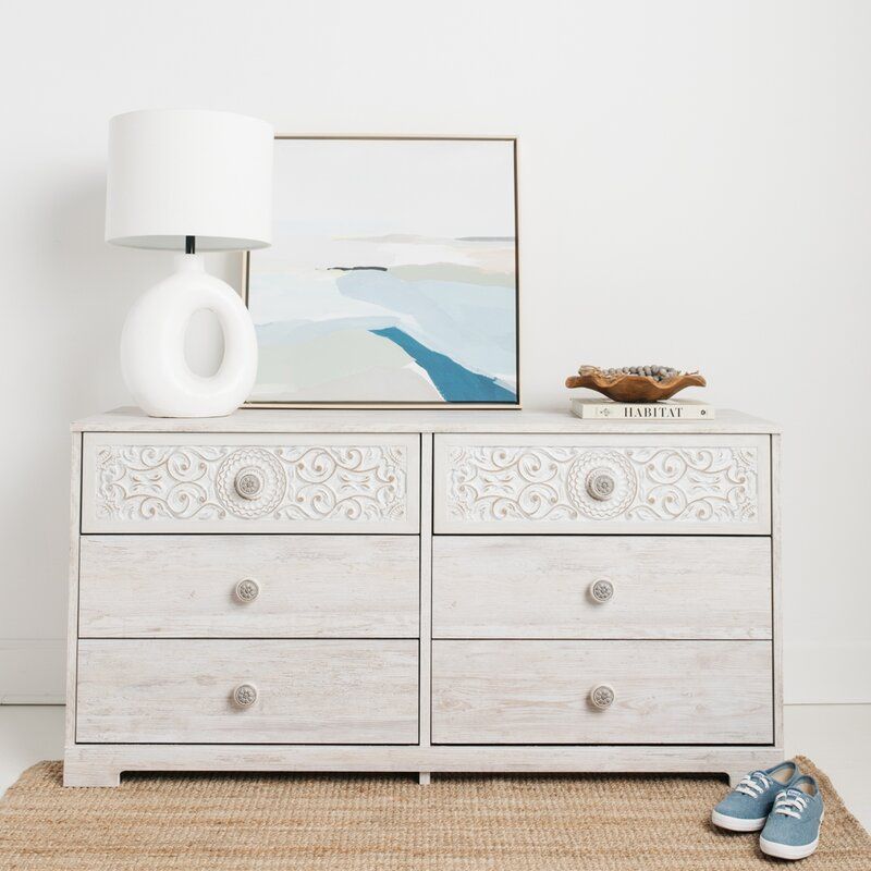 Hoang 6 Drawer 52.72'' W Double Dresser thumbnail 10