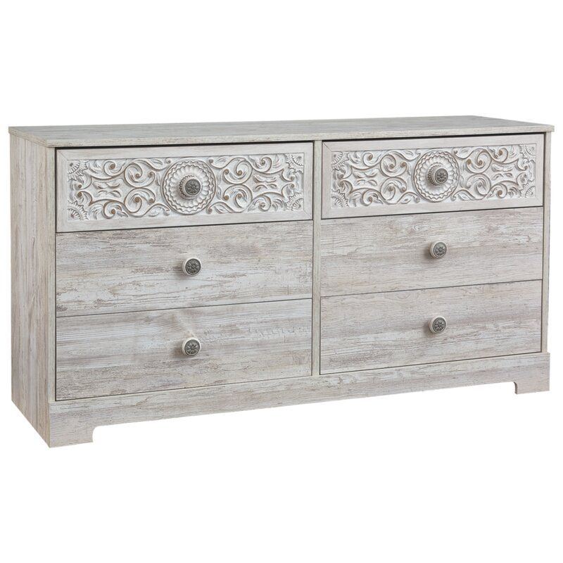 Hoang 6 Drawer 52.72'' W Double Dresser thumbnail 4