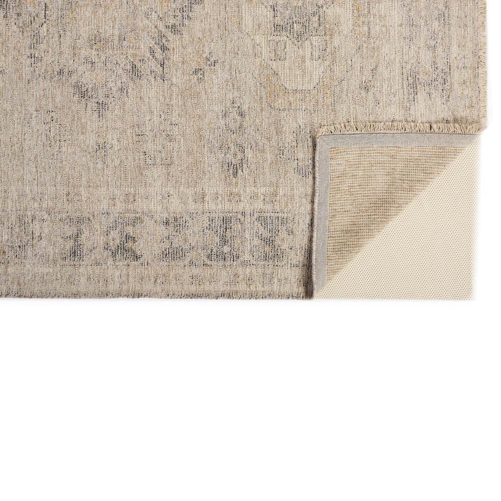 Lily Global Bazaar Brown Wool Geometric Patterned Rug 9'x12' thumbnail 3