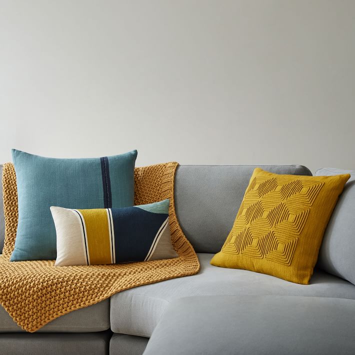 Corded Grid Pillow Cover-No Insert-20''x20'' thumbnail 4