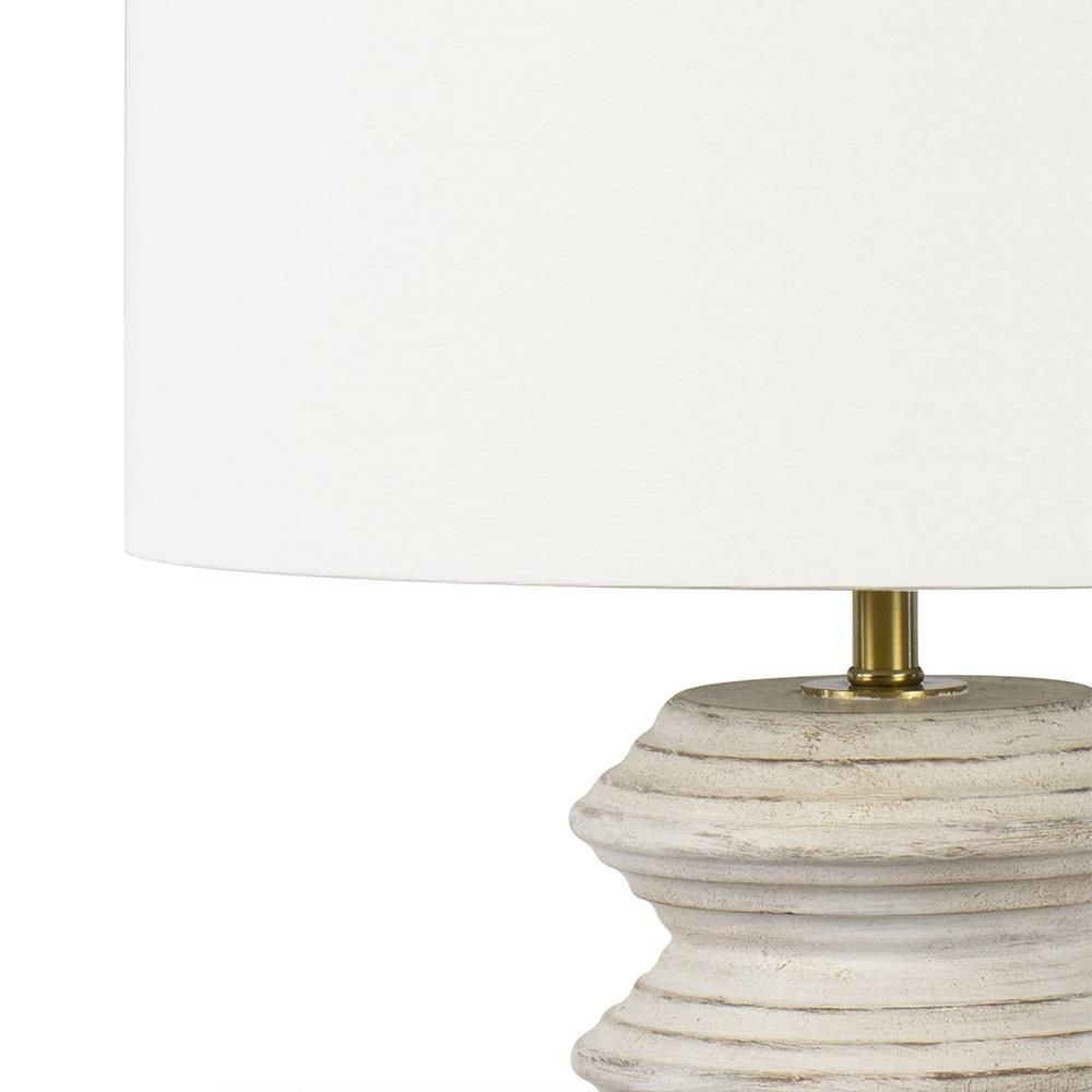 Regina Andrew Nova French Country White Wood Table Lamp thumbnail 4