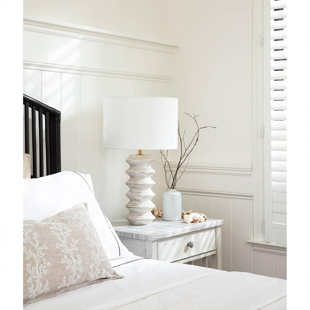 Regina Andrew Nova French Country White Wood Table Lamp thumbnail 8