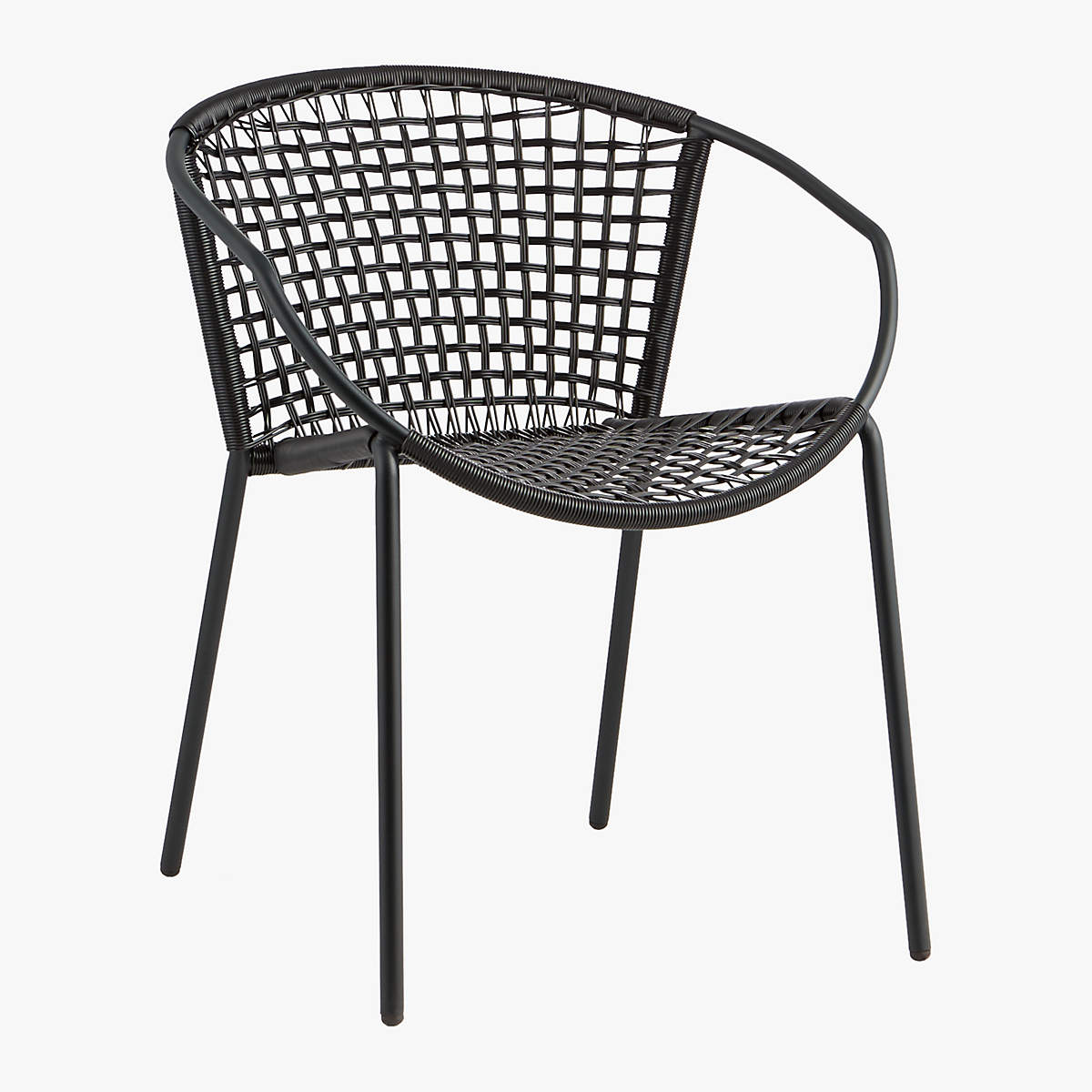 Sophia Black Outdoor Dining Armchair thumbnail 3