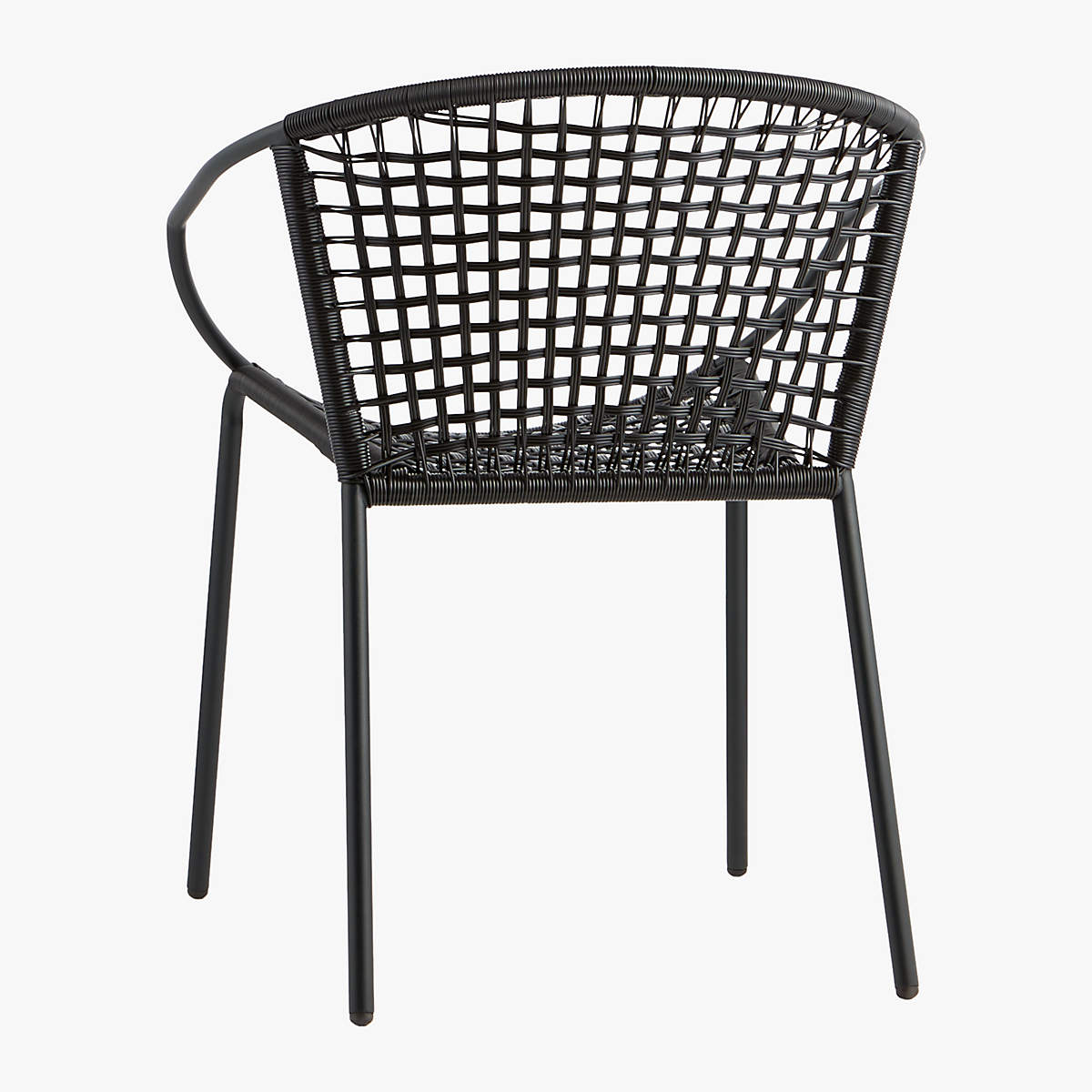 Sophia Black Outdoor Dining Armchair thumbnail 4