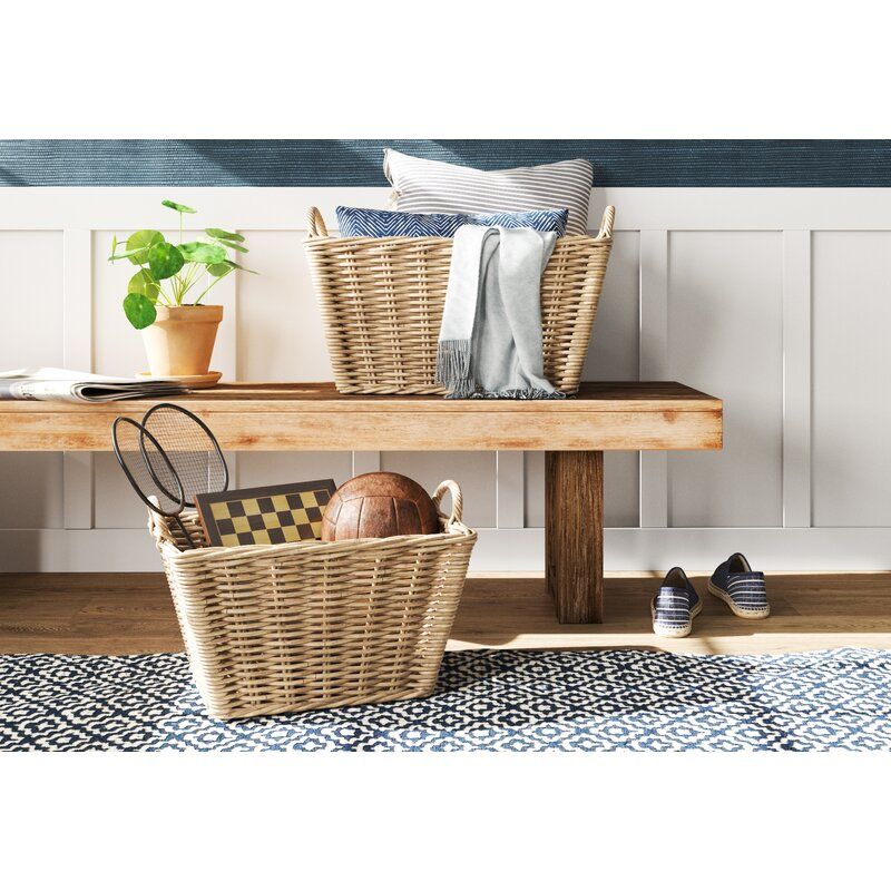 Absaln Cotton Area Rug In Ivory/Navy 9'x12' thumbnail 4