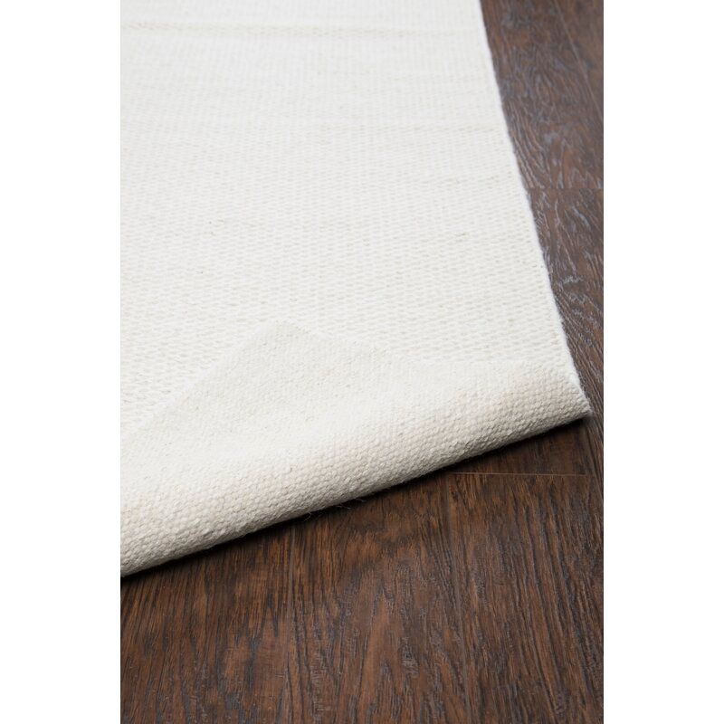 Ava Wool Area Rug In Off-White 9'x12' thumbnail 2