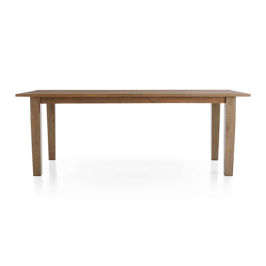 Basque Light Brown Solid Wood Dining Table thumbnail 3