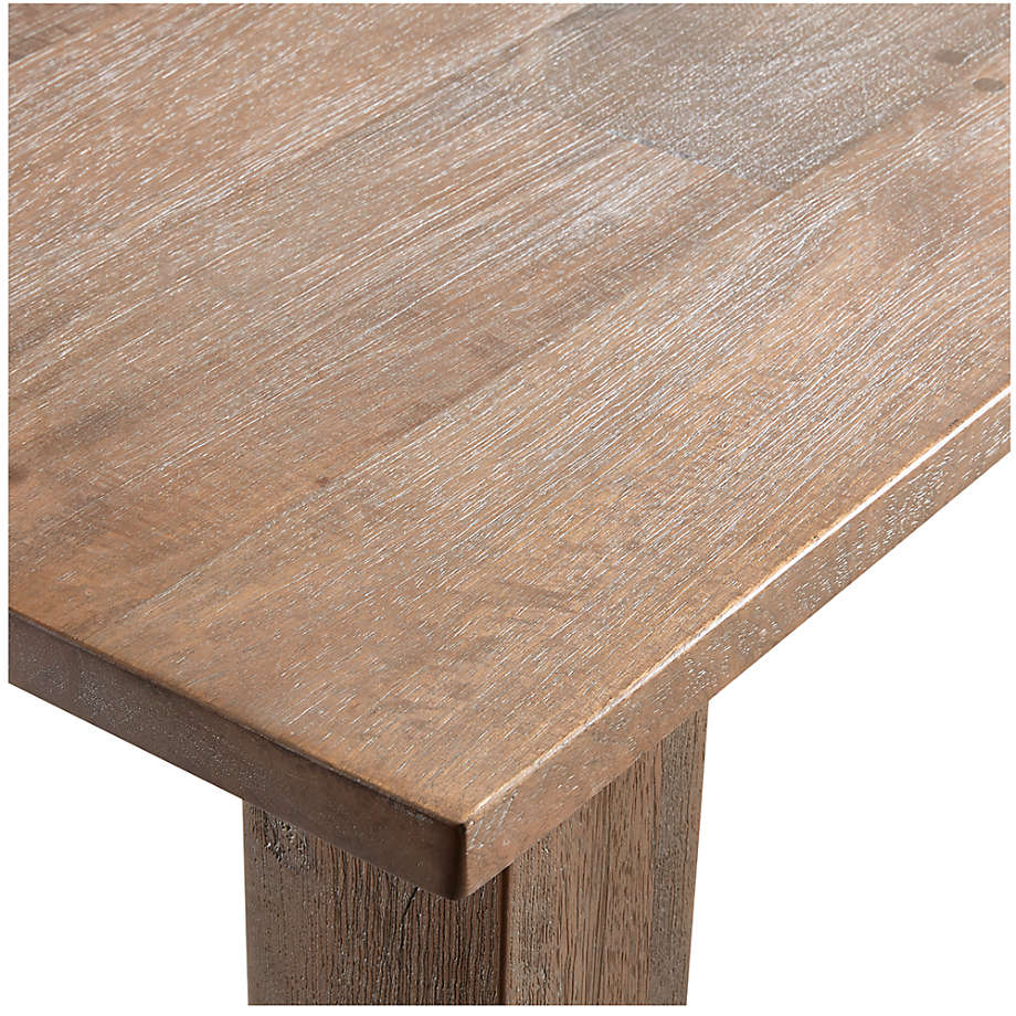 Basque Light Brown Solid Wood Dining Table thumbnail 4