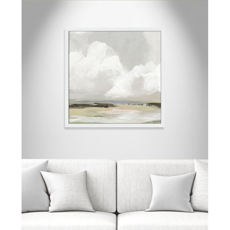 Soft Clouds by Unknown With Frame-33"X33" thumbnail 2