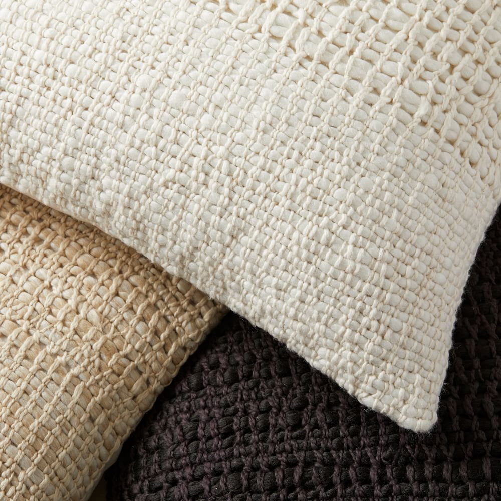 Cozy Weave Pillow Cover With Insert 24"x24" thumbnail 4