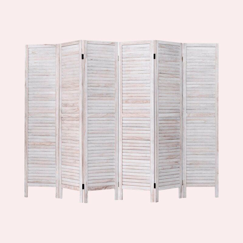 Goku Panel Solid Wood Folding Room Divider thumbnail 3