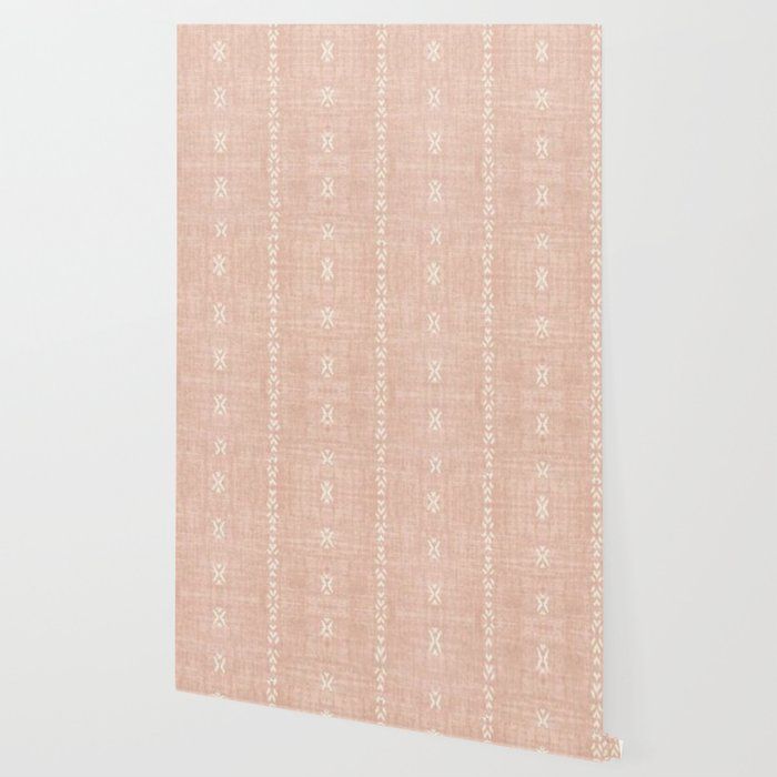 Premium Coral Salmon Boho Decor Wallpaper thumbnail 2