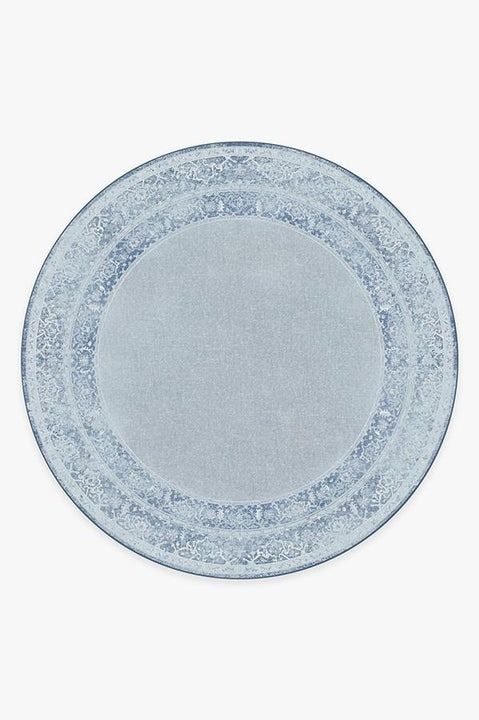Maral Border Blue Rug-96"x96" thumbnail 3