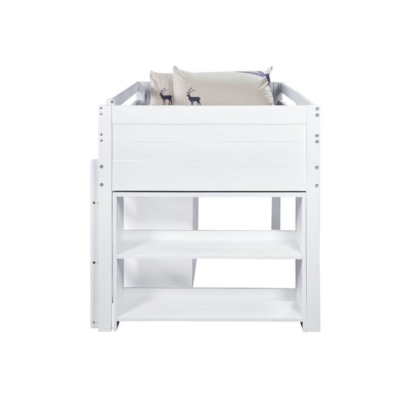 Twin Loft Bed with Bookcase by Ti Amo Twin thumbnail 3
