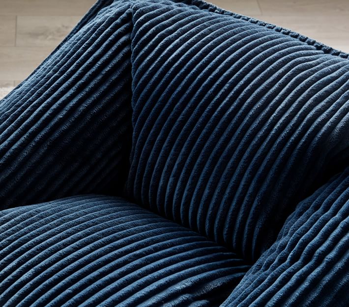 Midnight Chamois Modern Lounger thumbnail 2