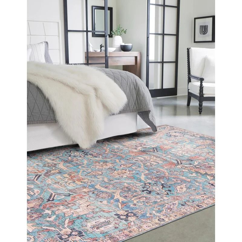 Evie Lou Blue Area Rug-9'2"X12' thumbnail 3