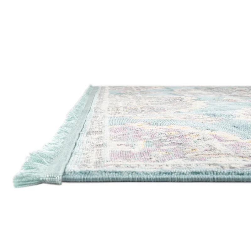 Jarrian Floral Blue Area Rug-8'2"X10' thumbnail 2
