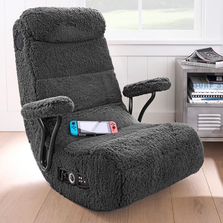 Sherpa Charcoal Got Game Gaming Chair thumbnail 3