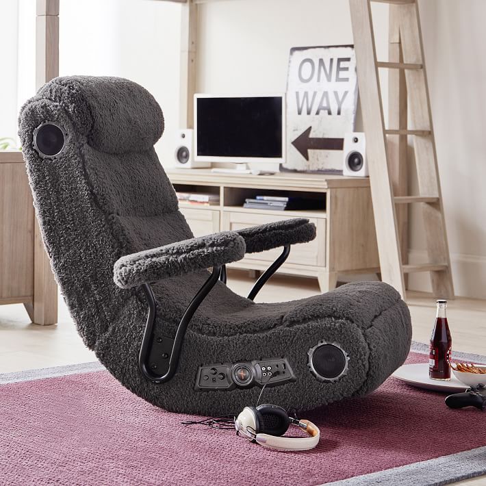 Sherpa Charcoal Got Game Gaming Chair thumbnail 4