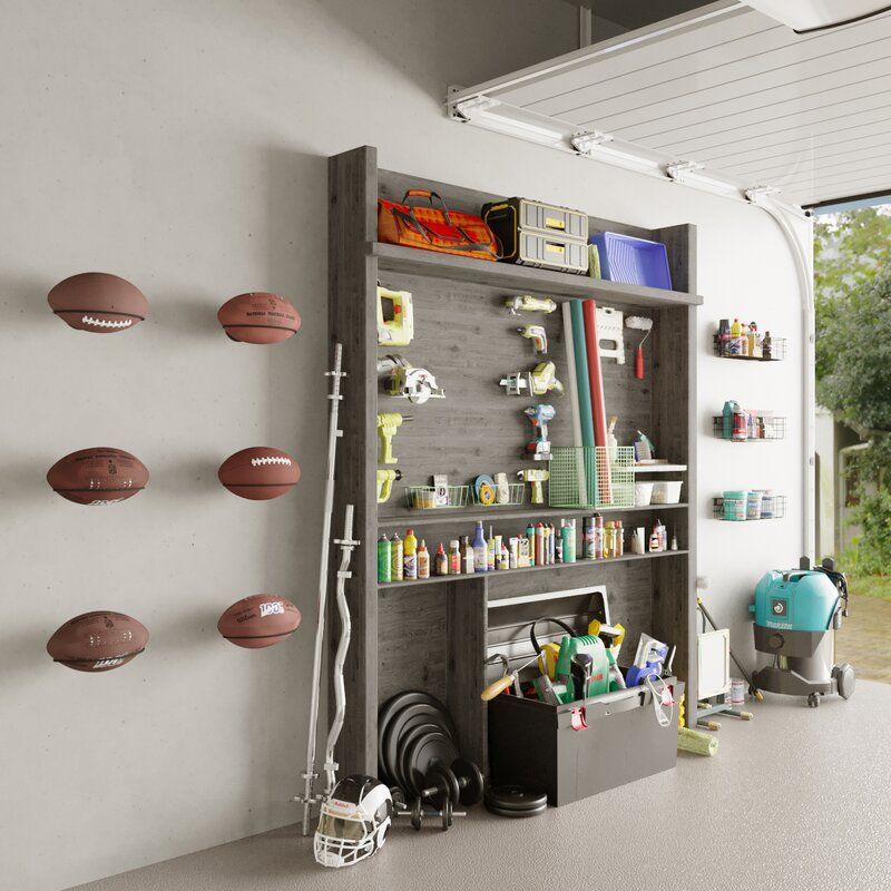 Ixelles Football Wall Mounted Sports Rack (Set of 2) thumbnail 4