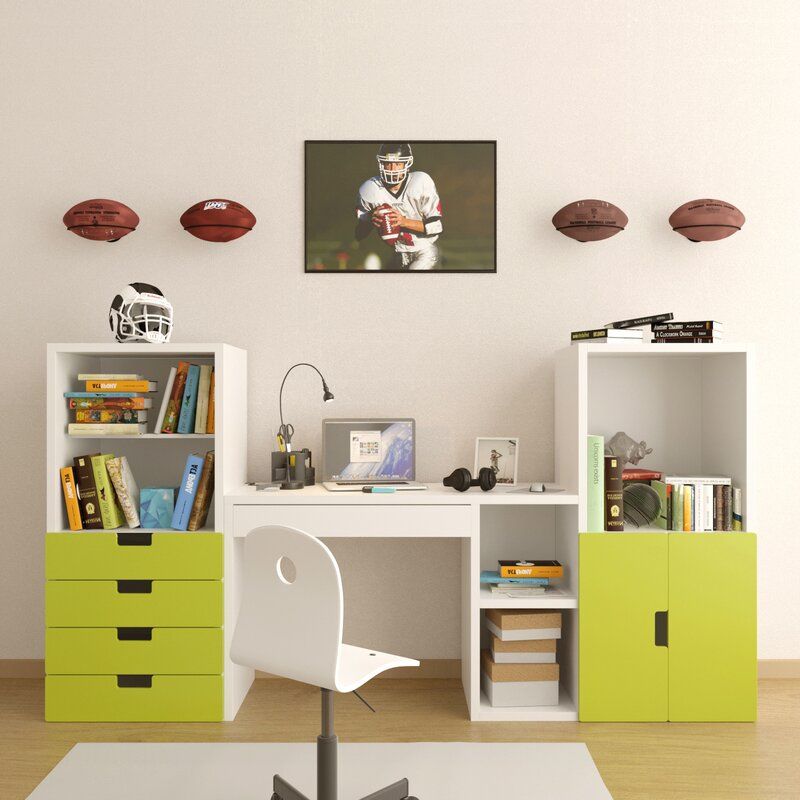 Ixelles Football Wall Mounted Sports Rack (Set of 2) thumbnail 7