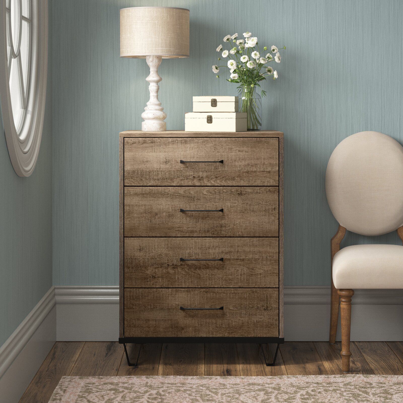 Vienna 4 Drawer Chest thumbnail 4