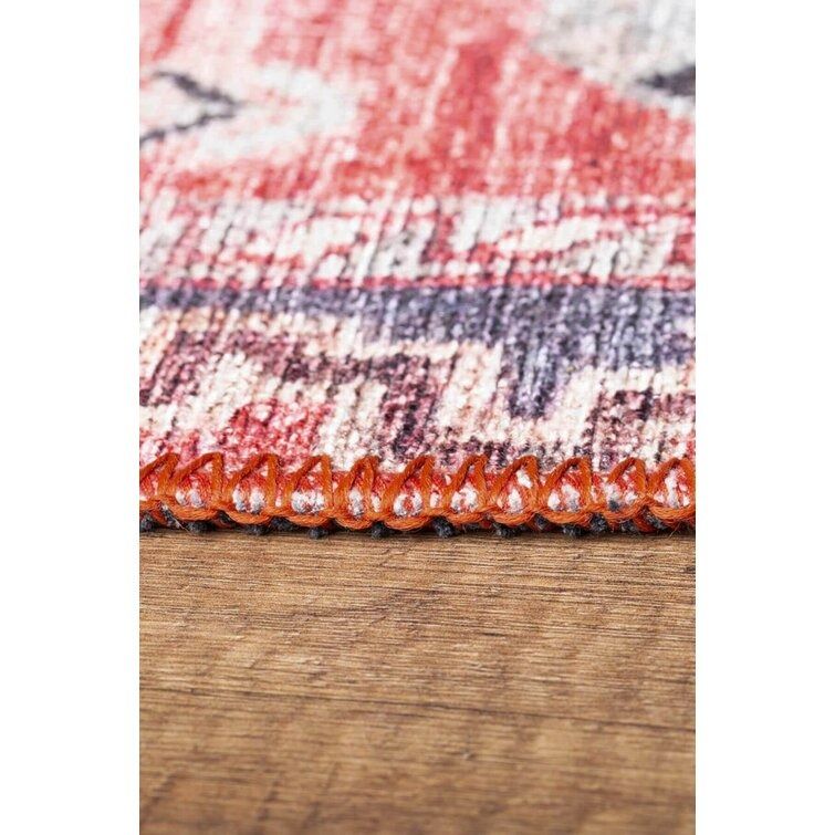 Blethyn Machine Woven Oriental Area Rug-2'6x9'10 thumbnail 4