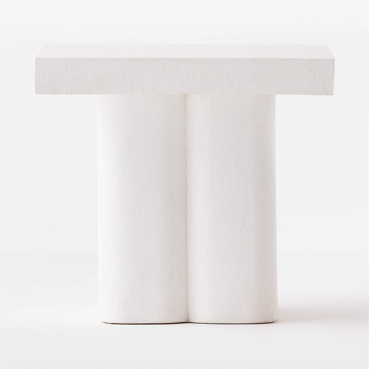 Bisque Plaster Side Table thumbnail 3