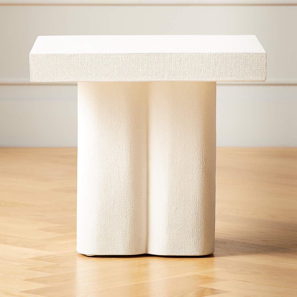 Bisque Plaster Side Table thumbnail 2