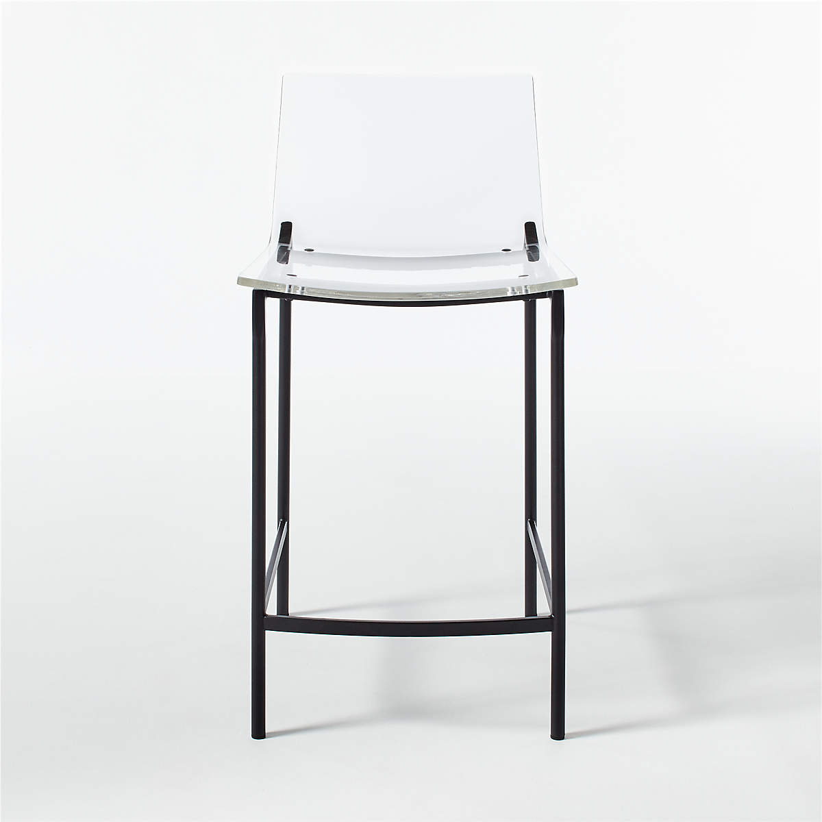Chiaro Clear Counter Stool Black thumbnail 4