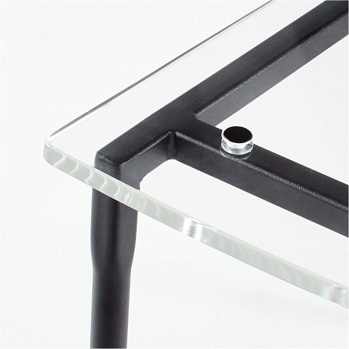 Chiaro Clear Counter Stool Black thumbnail 8