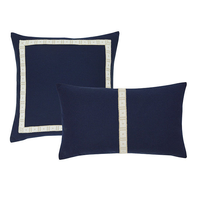 Outdoor Applique Trim Pilliow With insert-20"X12" thumbnail 2