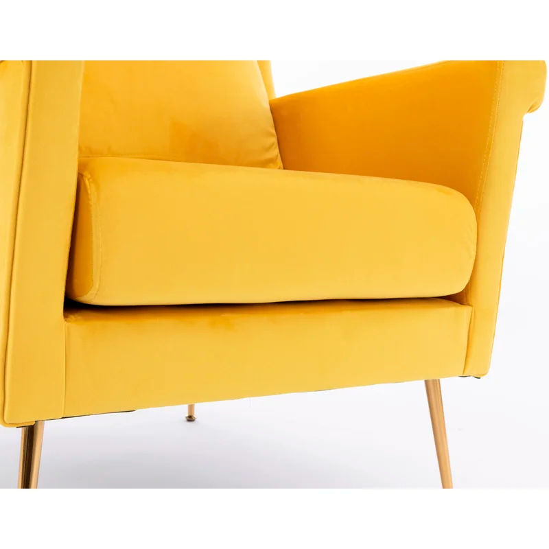 Demi 30'' Wide Velvet Armchair thumbnail 11