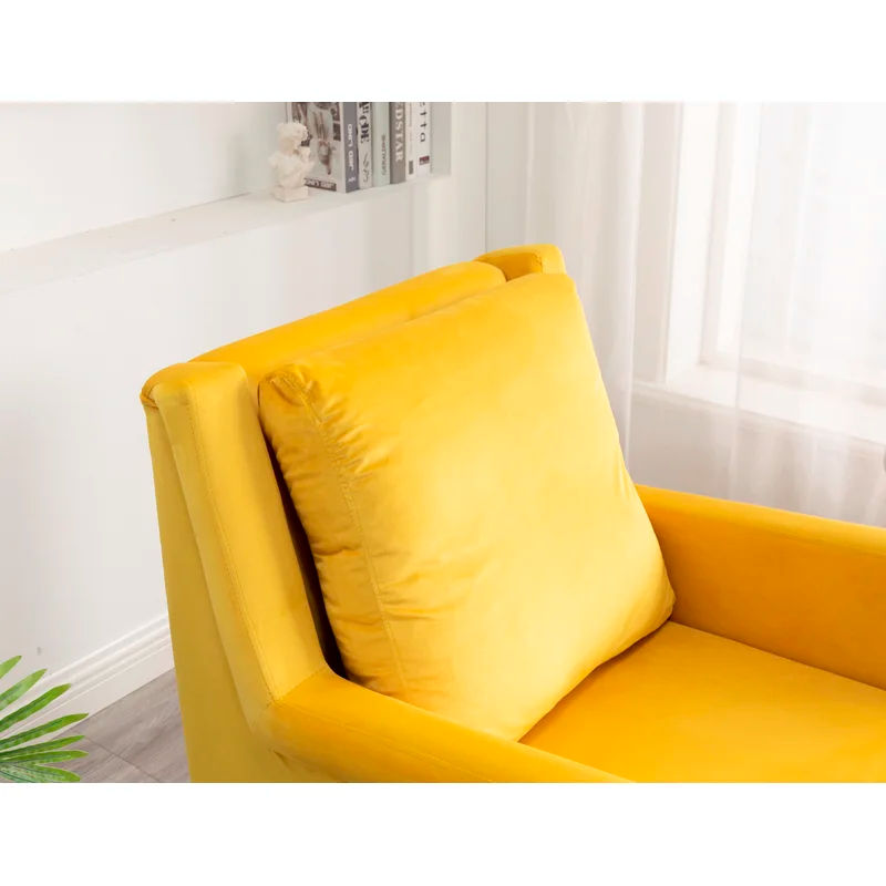 Demi 30'' Wide Velvet Armchair thumbnail 5