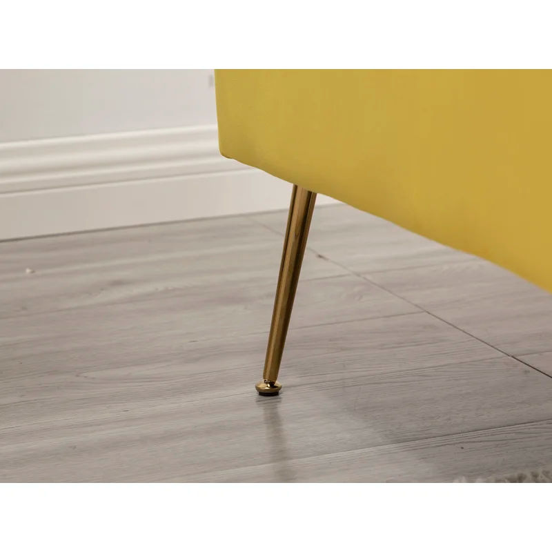 Demi 30'' Wide Velvet Armchair thumbnail 6