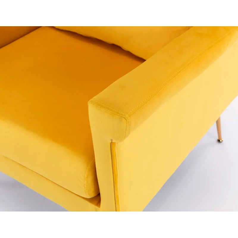 Demi 30'' Wide Velvet Armchair thumbnail 10