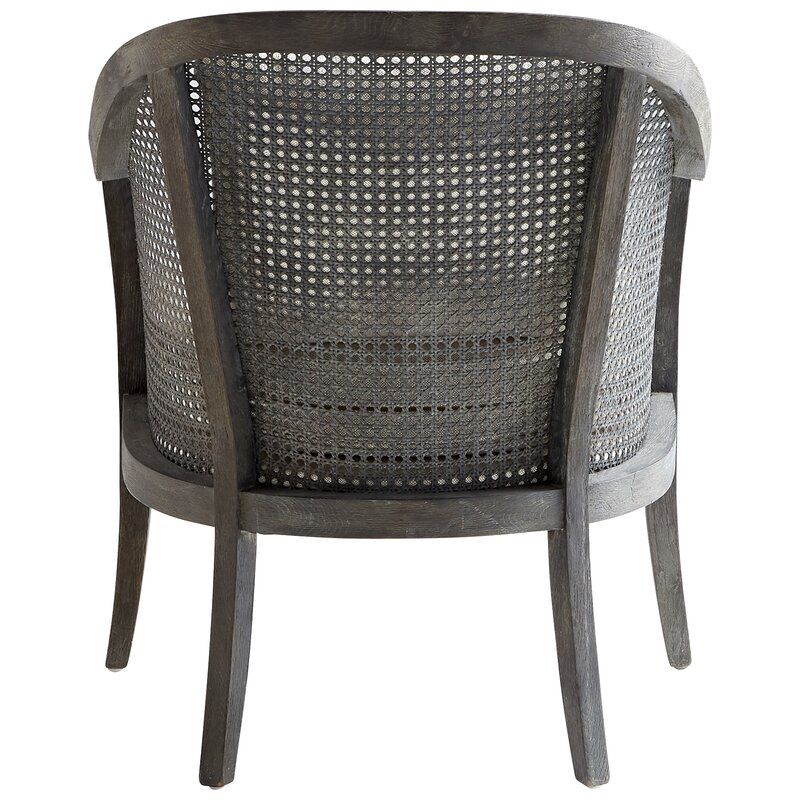 Relatore Solid Wood Linen Blend Armchair thumbnail 3
